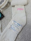 Vintage Retro 80s 90 s Slouch Socks 4 Pairs Women 9-11 White 90210 Puma Slouchy