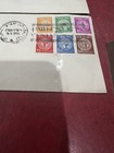 Israel  Vintage Pair Of Doar Ivri Covers As Is