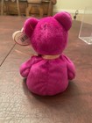 Mint Condition Ty Beanie Babies Millennium Bear Plush Toy - Purple With Errors