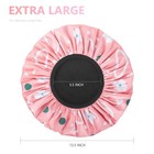 Shower Cap extra Large Triple Layer Bathing Cap With Dry Hair Function For Wo   