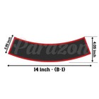 Custom Embroidered Bottom Rocker Sew On Patch Motorcycle Biker Badge 14   b -1 