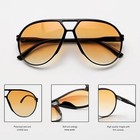 Retro Aviator Sunglasses For Women Men Oversized Classic 70s Vintage Trendy Tang
