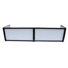 Prox Xf-ttf 6  Table Top Dj Facade With Party Black Frame With Black   White Scr