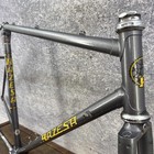 Vintage Razesa Road Bike Frame 55cm Gray Lugged Columbus Steel 700c 123mm Spain