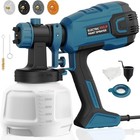 Hychika Paint Sprayer  700w Hvlp Electric Paint Sprayer  1200ml Tank 4 Nozzles A