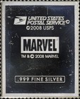 2008 Usps Ultimate Marvel Collection Wolverine  999 Silver Stamp Ingot   22 8g