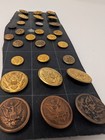 Vintage Us Military Army Great Seal Uniform Buttons Card