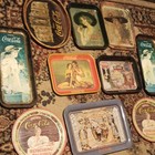 Lot Of Antique Coca-cola Advertising Lot Metal Tins   Signs Soda Theme