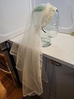 Antique Dorros Wedding Veil Lace Mesh   Garter 