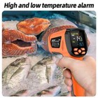 Non--contact Infrared Thermometer  40  c 1600  c With K-type Probe Laser Pyrometer