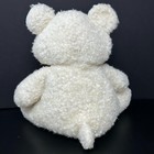 Vintage Eden Cream White Teddy Bear Plush Brown Nose Curly Sherpa Stuffed 11 