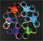Closeout Wholesale Lots 50x Camoflauge Tri Fidget Spinners Ceramic Toy Kids Gift