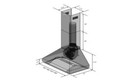 Zline 30  Stainless Steel Kitchen Wall Range Hood Led 587-30
