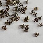 50 Tiny Watch Gears Silver Altered Art Steampunk Parts Wheels Lot Watchmakers