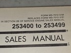 Briggs   Stratton Ms-7012 Sales Manual  March 1984 - Free Shipping W tracking
