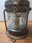 Nautical Ship Buoy Lantern Oil Lamp Anchor Maritime Vintage Authentic Brass 14  