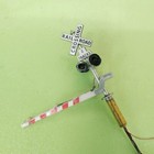 2 X N Scale Railroad Grade Crossing Signal Gate Barrier With Lights On Gate  nlg