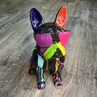 Interior Illusions Expressionist Dog Glasses French Bulldog Art Statue Decor