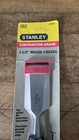 Vintage Stanley 1 1 2    Wood Chisel Bevel Edge Contractor Grade  16-910  Usa 
