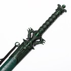 Green Dragon Sword  Ornate Gem Decorated Sword  Collectible Sword With Wall Moun