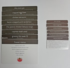 Passionate Penny Pincher Recipe Cards Freezer Series Expansion Pack - Four Weeks