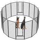 Dog Playpen Crate 8 Panel Fence Pet Play Pen Exercise Puppy Kennel Cage Yard