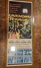 Unknown Terror Original 1957 Insert Movie Poster  14  X 36   C8 Very Fine