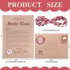 20 Sets Of Christmas Official Santa Letter Certificate From Santa Claus Set With