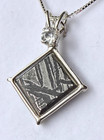 Aletai Meteorite Pendant With Phenacite J3511