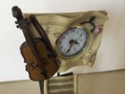 Vintage  Klocka Instrument  With Small Clock 