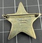 Vintage Tiffany   Co Mexico 925 Sterling Silver Puffy Star Brooch Pin