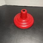 Cake Boss Cast Iron Red Aluminum Top Rotating Cake Decorator Display Stand