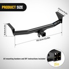 Nilight Class 3 Trailer Hitch For Chevrolet Colorado gmc Canyon 2015-2022