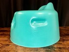 Bumbo Baby Infant Soft Foam Floor Booster Seat With Adjustable Harness  Aqua
