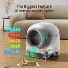 Catcool Kitty Litter Box Self Cleaning 100 10l Automatic Cat Litter Box Wifi App