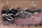 Sharjah  Mi Cat  1059  Bl133 B  Apollo 17  Silver Foil  Space S sheet  Stamp
