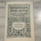 Metropolitan Opera House Grand Opera Season 1931-1932 Opera Program