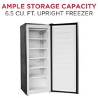 Large Capacity Freezer Upright Standing Food Storage Garage Ready 6 5 Cu Ft