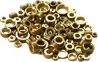 100 Brass Clock Bushes Assorted Set For Pivots Bushing 2mm   8 5mm Mixed Sizes