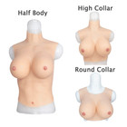 Silicone Crossdresser Breast Forms Breastplates Drag Queen Fake Boobs B-gcup