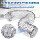 Flexible 4 Inch 8 Feet Aluminum Ducting Dryer Vent Hose For Hvac Exhaust Us
