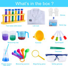 Kids Science Experiment Kit With Scientist Lab Coat - Dress Up And Role Play Toy