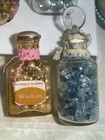 Lot 13 Altered Repurposed Vintage Perfume Medicine Bottles Jeweled   Upcycled