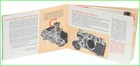   Vintage Leitz Leica Instructions For Leica Iiic List Photo No  8000a