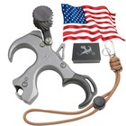 Adjustable 3 Finger Release Aid Thumb Compound Bow Archery Accessory Rh Lh Shoot