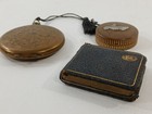 Vintage Makeup Compacts Lot Of 3 See Description 