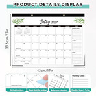 Desk Calendar 2026-2027  17  X 12  18 Month Wall Calendar Runs From January 2026