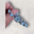 Cinderella Disneyana Alex And Ani Bangle Bracelet Blue Bead Silver Charm