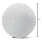 Floracraft Craftf  m Crafting Foam Ball 5 6 Inch White