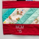 Handmade Christmas Holiday Patchwork Quilt Throw Blanket Colorful Scrappy
